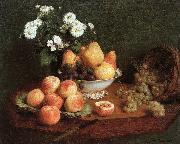 Henri Fantin-Latour Flowers and Fruit on a Table China oil painting reproduction